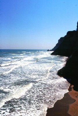 Western coast of Corfu