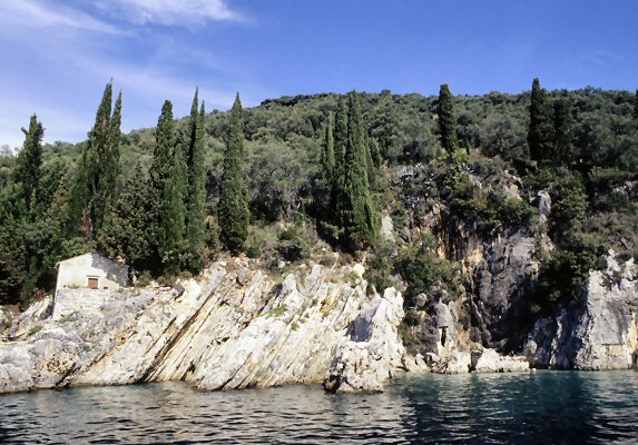 kayaking around the island